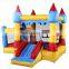 commercial popular inflatable bounce house jumping castle slide with ocean ball pit pond