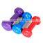 Wholesale Customized Women's Dip Plastic Dumbbell