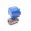 motorised pool valve 220V ss304 brass full bore BSP NPT CWX-25S 12v stainless steel dn15 motorised ball valve