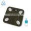 Best Sale 260x260x23.3 MM Bathroom Big LED Display Blue Tooth Scale With Aifit APP
