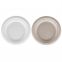 23cm 9 inch Eco friendly Sustainable Wholesale Shrinking Package Sugarcane Pulp Round Plates Biodegradable Bagasse Plates
