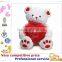 OEM Stuffed Toy,Custom Plush Toys, plush bear with red heart