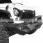 Blade Master Full Width Front Bumper w/Winch Plate & License Plate for Jeep Wrangler JK 2007-2018