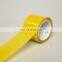 Yellow Color PVC Film Warning Adhesive Glue Tape for Floor Sticking