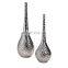 Modern New Silvery Makusky Series Long Neck Gilded Flower Vase for Home Decoration