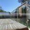 Hot Sale Outdoor Balustrade Design Stainless Steel Post Clamps Balcony Terrace Deck Glass Railing