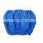 Disposable Medical Overshoes Blue Plastic Boot Covers With Elastic