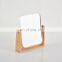 Portable Double Sided Makeup Mirror with Bamboo StandPortable Cosmetic Mirror