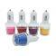 Rapid Auto Vehicle Micro USB Car Charger Adaptor For Cell Phone with LED rose flower