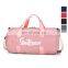 Oem Wholesale Custom Print Sports Duffel Bag Ladies With Shoe Compartments Mens Travel Bags