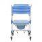 Economical Aluminum Folding Chair Household Toilet Commde Chair /Wheelchair with Brake