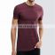 Men's Workout Shirts Short Sleeve Muscle Tee Training Bodybuilding Fitness Cotton Gym T Shirt