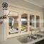 High end fashion frameless aluminium  folding windows