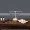Led double head desk lamp double swing-arm led rechargeable foldable touch usb fold reading light