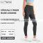 Recyle Fabric Women Outdoor Elastic Hign Support High Waist Yoga Pants Legging