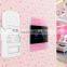 Pink 2 Gang Crystal Glass Panel 433MHZ WIFI Smart Electrical Wall Home Switch