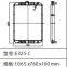 high quality E325C E325D excavator radiator Excavator Parts