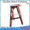 modern stackable metal frame bar chair