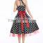 lus size wholesale checkout polka dot vintage retro dress