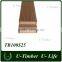 Popular outdoor wpc decking 100x25mm in engineered flooring hot selling