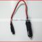 NEW Male to Female Gender Cigarette plug with 18AWG 2C Cable OF Cable Assembly