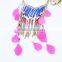 Wholesale New Product Exotic Feather Tassel Necklace Fashion Seed Bead Jewelry