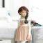 2015 Long Sleeve Fashion Cotton Kids Dress For Girls New Pattern Start Printed Girls Dresses