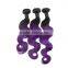 Cheap Brazilian virgin ombre bundles 100% remy human hair with large stock