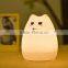 Personalized Expression Led Night Light Cute Smart Lamp Silicone Mateirial Night Light