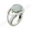 silver 925 sterling rainbow moonstone round cabochon gemstone designer band rings jewelry