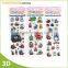 Custom Vinyl Logo Sticker, Color Printed PVC Transparent Plastic Sticker Sheet
