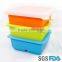 FDA&SGS eco-friendly customized 4 cavity silicone food preservation box