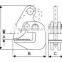 0.75 Ton-5 Ton HLC-A Type Metal Horizonal Lifting Clamp