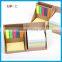 Custom print Promotional Square cube box pen holder and memo pad holder