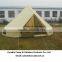 Outdoor 5M canvas camping bell tent glamping tent