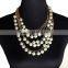 Handmade pearls linked necklace