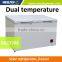 DC compressor GEL battery solar dual temperature control freezer refrigerador BR277RF