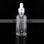 5ml-100ml clear glass dropper bottle essential oil bottle with glass pipette