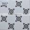 Natural leaf and flowers design non slip ceramic floor tile 30x30