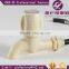 GLD brand pp/pvc/abs bibcock white color plastic water faucet making manufacture