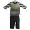 black stripe yarm fashion boy 2 piece suit and fashion cheap