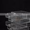 China Factory Clear Custom Acrylic Drawer Box With Handle