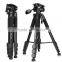 Q111 Photo/Video Tripod with 3-Way Pan & Tilt Head dslr tripod standard packed,camera lightweight tripod for digital & DV stand                        
                                                Quality Choice
