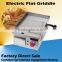 Mini flat cast iron griddle portable stainless steel electric teppanyaki griddle