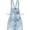 2016 lastest design girls jeans suspender trousers overalls short jeans summer Leisure straps half pants for women