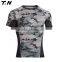 Sublimation compression shirt men custom