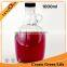 1.5L Large California Red Wine Glass Bottle With Small Handle