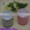 Christmas candel holder with color painting,glass candle holders for spring