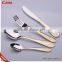 high quality stainless steel silver and gold cutlery settings,knife and fork flatware sets