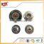 15Mm Dull Silver Metal Eco Friendly Four Parts Press Snap Button For Garment